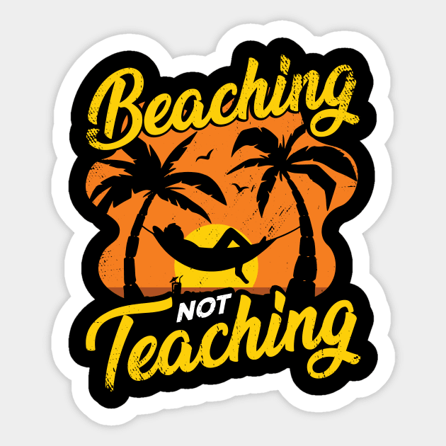 Funny Teacher Summer Vacation Gift Sticker by Dolde08